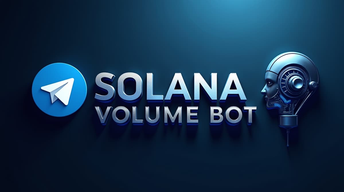 Solana Volume Bot dashboard delivering 200x volume boost in 2026